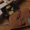 Custom Photo Wallet Insert Card Pregnancy Sonogram Photo Card Yellow