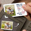 Custom Photo Wallet Insert Card  - For Best Dad