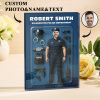 Personalized 3D Effect Police Officer Action Figure Pack Packaging Custom Acrylic Block Plaque Gift For Police Officers