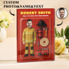 Personalized 3D Effect Firefighter Action Figure Customizable Head Packaging Custom Acrylic Block Plaque Gift For Firefighters