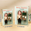 Personalized 3D Effect Teacher Action Figure Pack Packaging Custom Acrylic Block Plaque Gift For Teacher