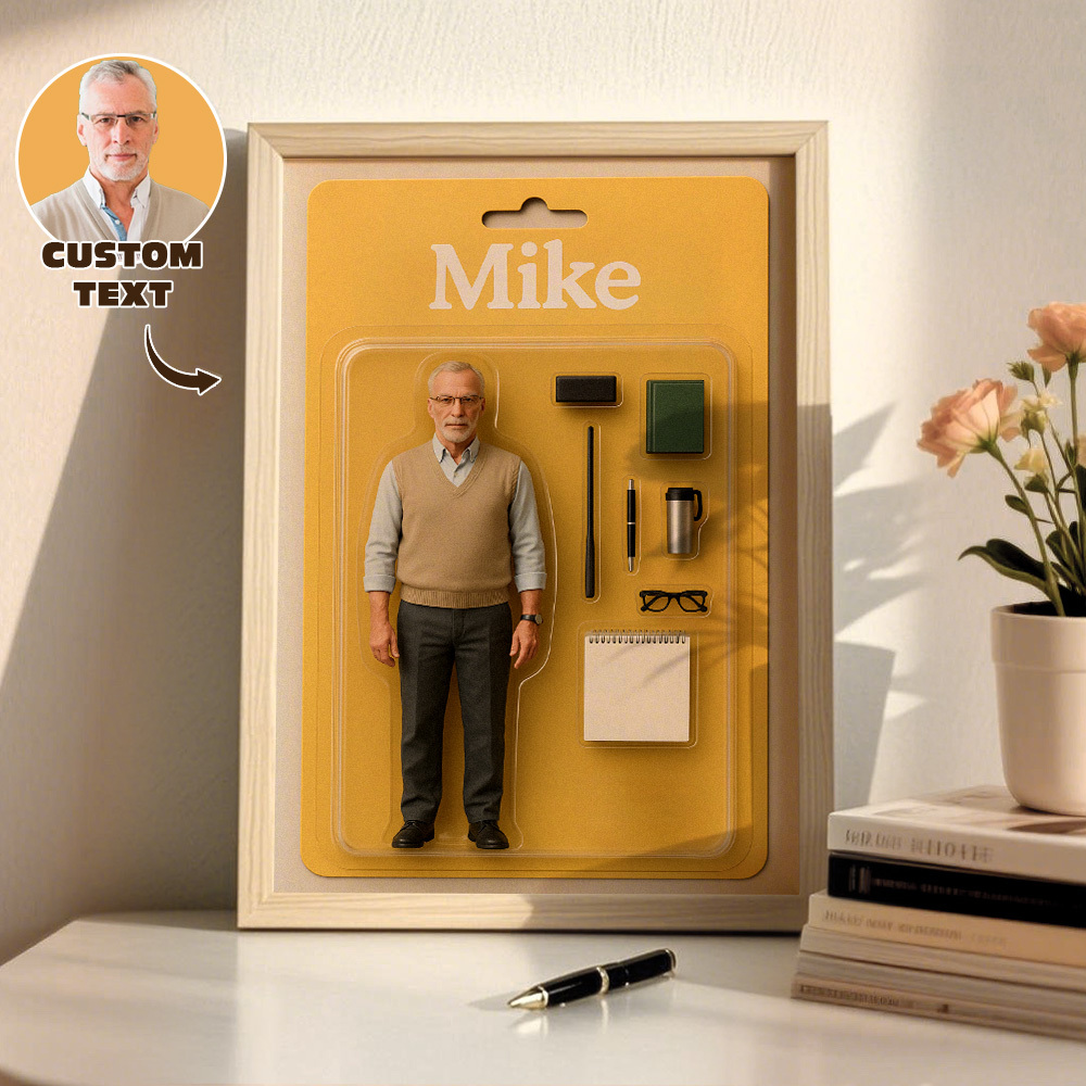 Custom Action Figure Portraits | Personalized Toy Box Art | Custom Photo Frame Decorations - Photowatch
