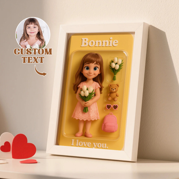 Custom Starter Pack Portrait, Personalized Portrait 3D Blister Toy Art, Custom Action Figure - Photowatch