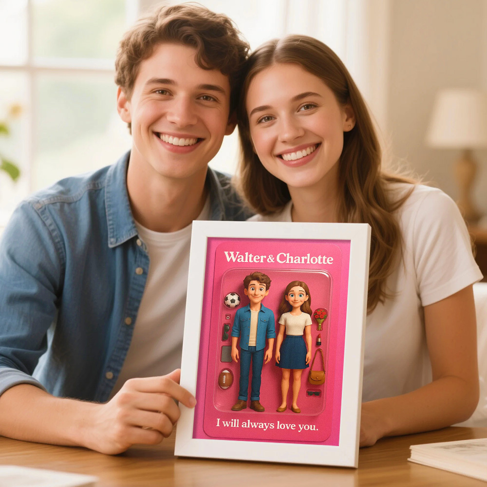 Custom Starter Pack Portrait, Personalized Portrait 3D Blister Toy Art, Custom Action Figure - Photowatch