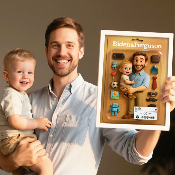Custom Starter Pack Portrait, Personalized Portrait 3D Blister Toy Art, Custom Action Figure - Photowatch