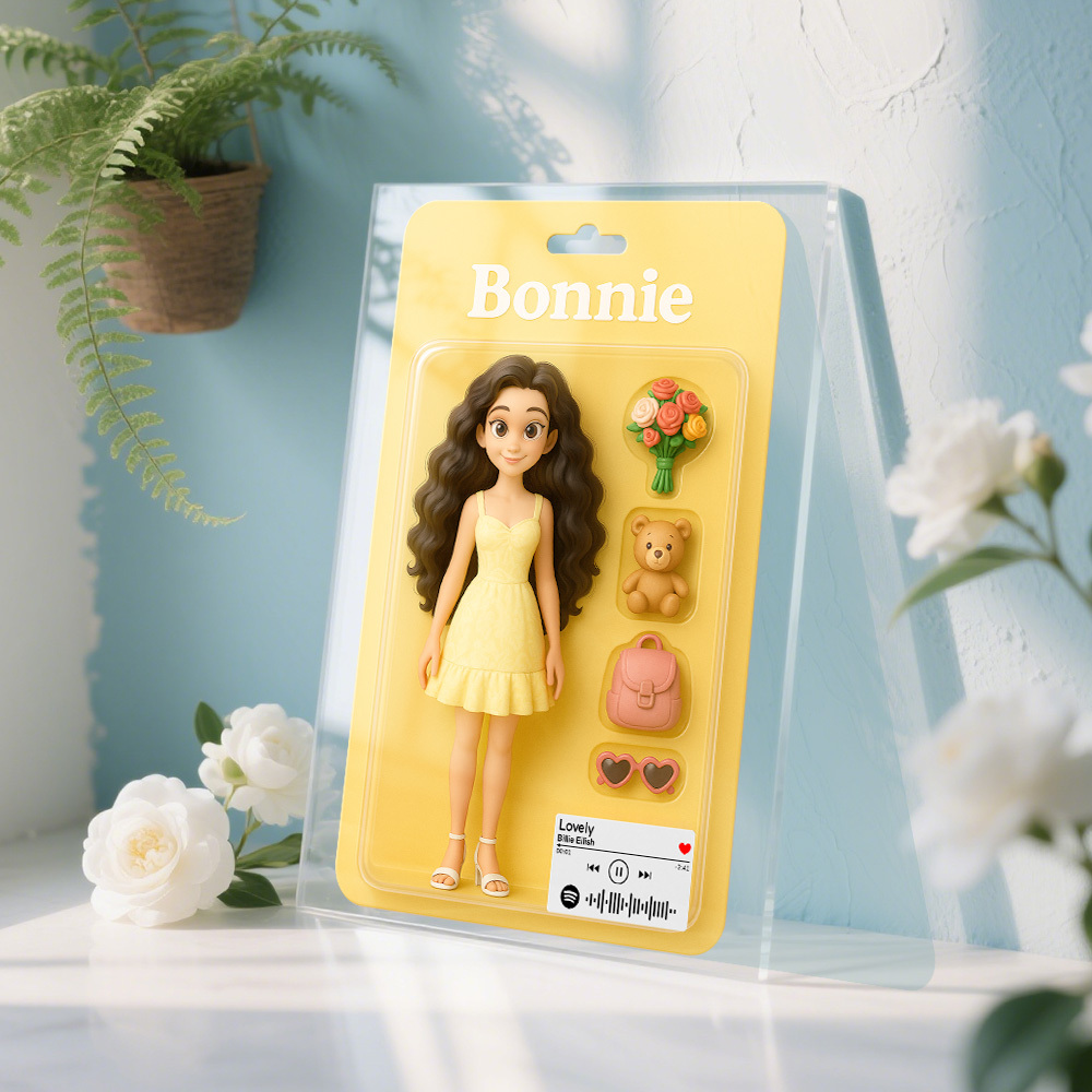 Custom Starter Pack Portrait, Personalized Portrait 3D Blister Toy Art, Custom Action Figure - Photowatch