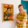 Custom Retro Comic Book Cover Portrait from Your Photo – Cool Vintage Comic Masterpiece Gift for Friends and Family
