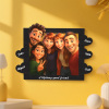 Personalized Pixar Cartoon Style Heart-Shaped Name Photo Frame Best Anniversary Birthday Family Holiday Gift - Photowatch