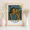 Personalized Van Gogh Wall Art Photo Frame You & Me We Got This