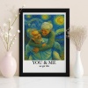 Personalized Van Gogh Wall Art Photo Frame You & Me We Got This