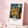 Personalized Van Gogh Wall Art Photo Frame You & Me We Got This