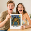 Personalized Van Gogh Wall Art Photo Frame You & Me We Got This