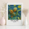 Personalized Van Gogh Wall Art Photo Frame You & Me We Got This