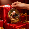 Personalized Christmas Snow Globe Ornament Best Christmas Gift for Family, Couple, Lover - Photowatch