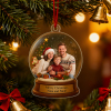 Personalized Christmas Snow Globe Ornament Best Christmas Gift for Family, Couple, Lover - Photowatch