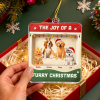 Custom Cartoon Pet Christmas Ornament | Personalized Name & Pet Design | Holiday Tree Decoration