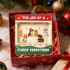 Custom Cartoon Pet Christmas Ornament | Personalized Name & Pet Design | Holiday Tree Decoration