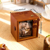 Custom Photo Flipbook Frame Animation Machine Mechanical Hand-cranked Flipbook Box with Light Black Walnut Christmas Gifts - Photowatch