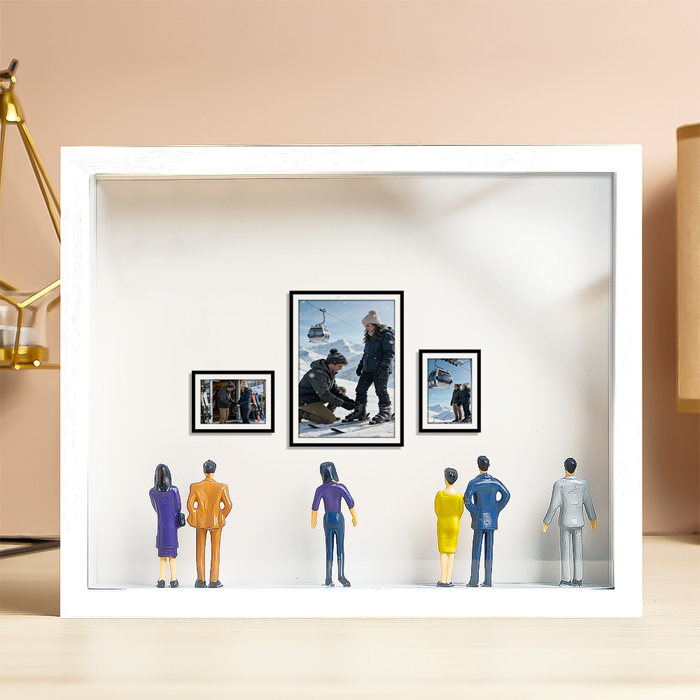 Custom Photo Mini Art Gallery Frame Personalized Museum of Us Frame Unique and Meaningful Gift for Her or Him - Photowatch