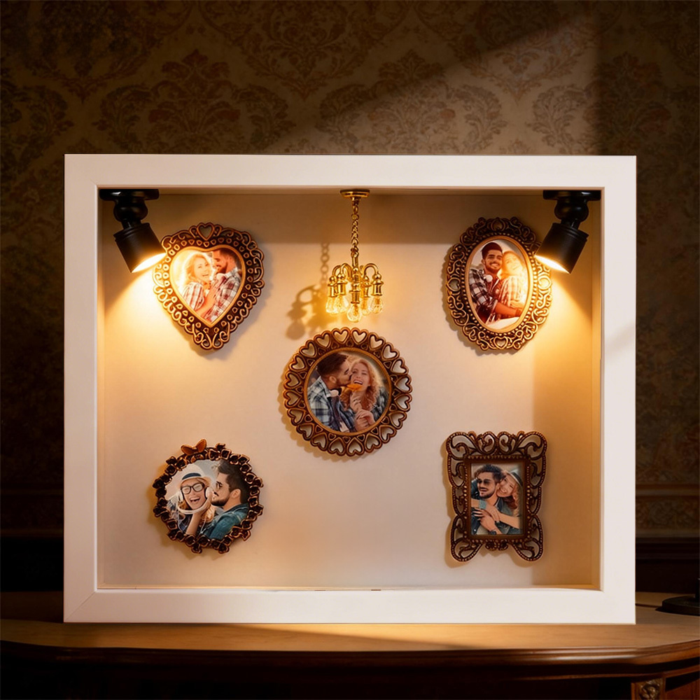 Museum of Us Frame Personalized Photo Couples Gift Cute Miniature Museum Gifts Valentine's Day Gift - Photowatch