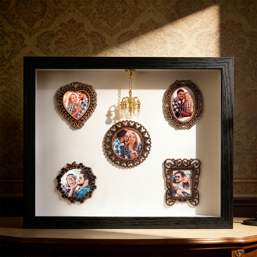 Museum of Us Frame Personalized Photo Couples Gift Cute Miniature Museum Gifts Valentine's Day Gift - Photowatch