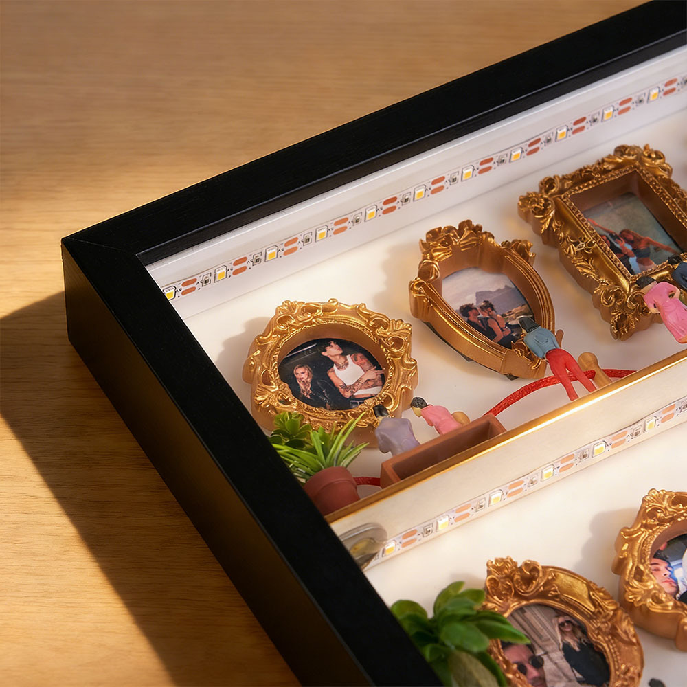 Personalized Museum of Us Frame Custom Photo Couples Gift for Her Mini Museum Gifts Best Valentine's Day Gifts - Photowatch