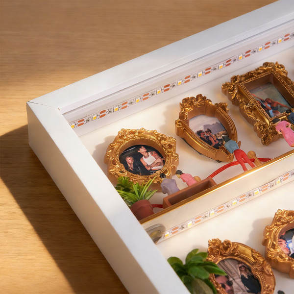 Personalized Museum of Us Frame Custom Photo Couples Gift for Her Mini Museum Gifts Best Valentine's Day Gifts - Photowatch
