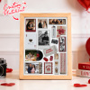 Custom Photo Matchbox Wooden Frame with Your Text Matchbook Poster Print Wall Art Anniversary Gift - Photowatch