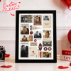Custom Photo Matchbox Wooden Frame with Your Text Matchbook Poster Print Wall Art Anniversary Gift - Photowatch