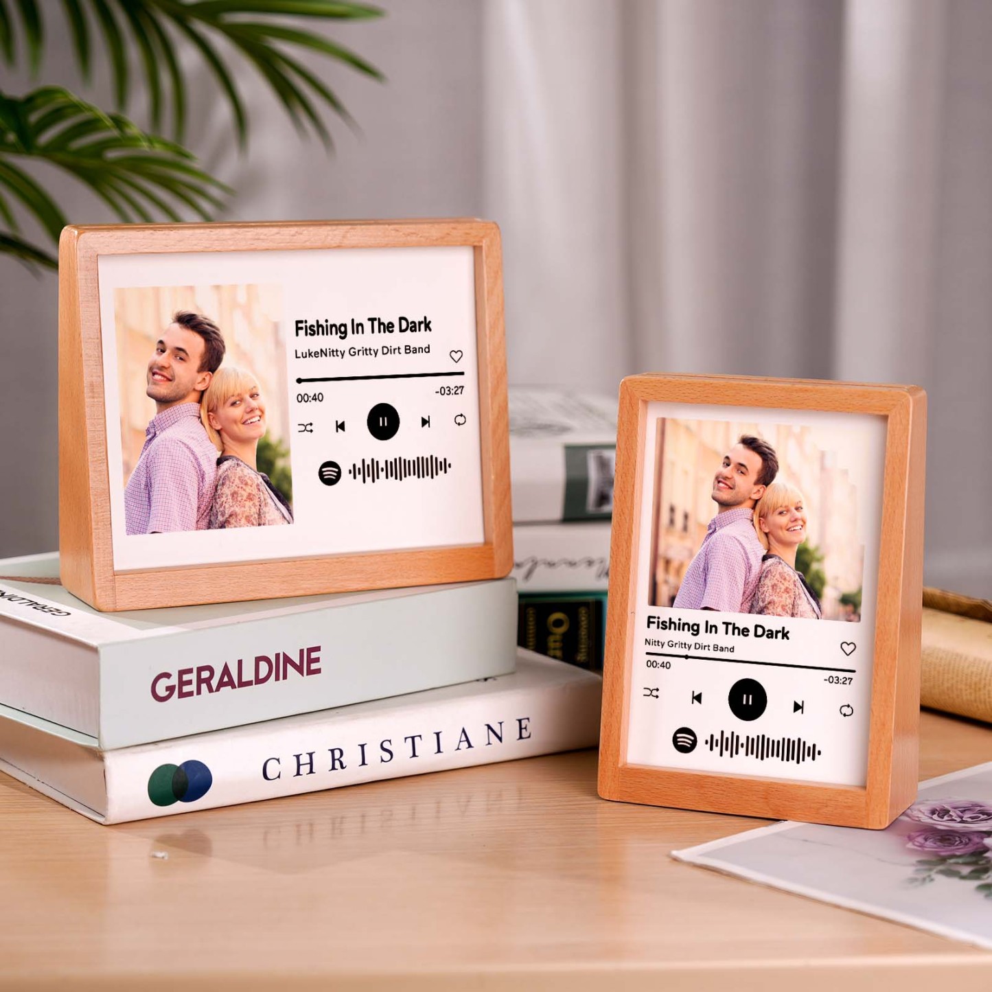 Custom Spotify Plaque Custom Wood Photo Frame Perfect For Family Memories & Office Decor - Photowatch