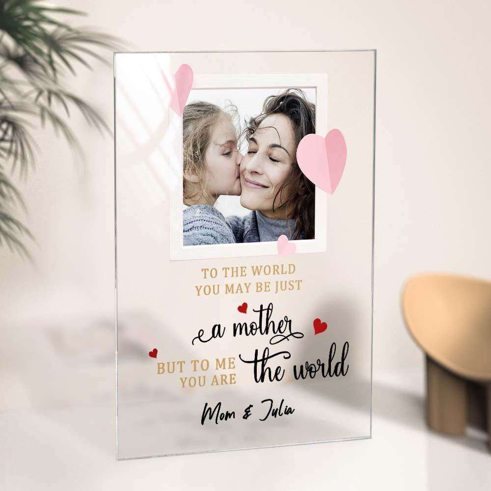 Mother's Day Gift Custom Photo Keychian/Plaque/Night Light For Mom - photowatch