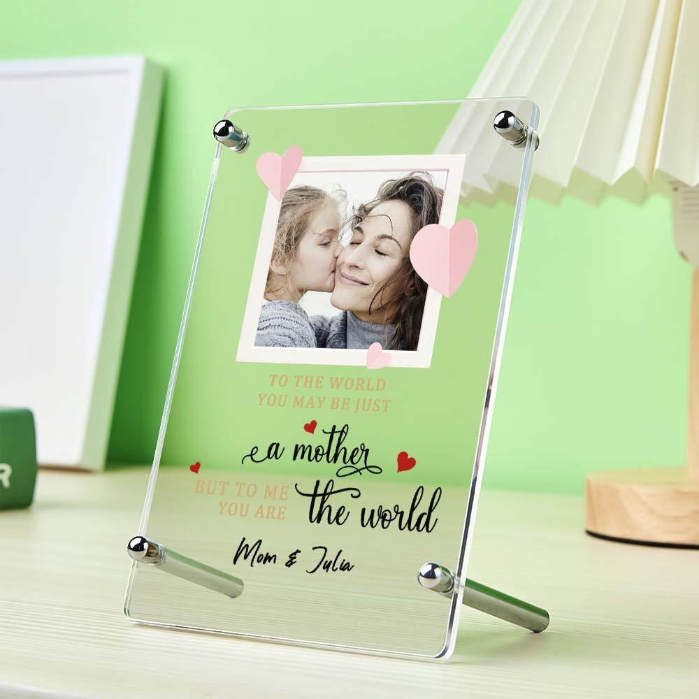 Mother's Day Gift Custom Photo Keychian/Plaque/Night Light For Mom - photowatch