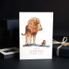 Father's Day Card Lion Father's Day Card Greeting Card for Dad - photowatch