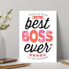 Boss's Day Card Happy Boss's Day Card Boss's Birthday Card Gift - Myphotomugs