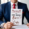 Boss's Day Card for Him Boss Birthday Card Greeting Card for Boss