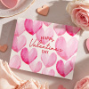 Happy Valentines Day Card Hearts Card Valentine's Day Card Romantic Card Gifts