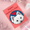 Happy Mother's Day Card Lovely Dog Card Mother's Day Gift