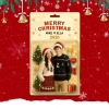 Personalized Christmas Action Figure Keychain, A Heartwarming Holiday Keepsake, Best Christmas Gift for Husband, Wife, Family, Mum, Dad - Photowatch