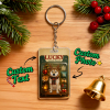 Personalized Squatting Pet Dog Keychain A Heartwarming Holiday Keepsake Unique Gift for Dog Lovers - Photowatch