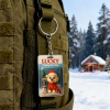Personalized Squatting Pet Dog Keychain A Heartwarming Holiday Keepsake Unique Gift for Dog Lovers - Photowatch