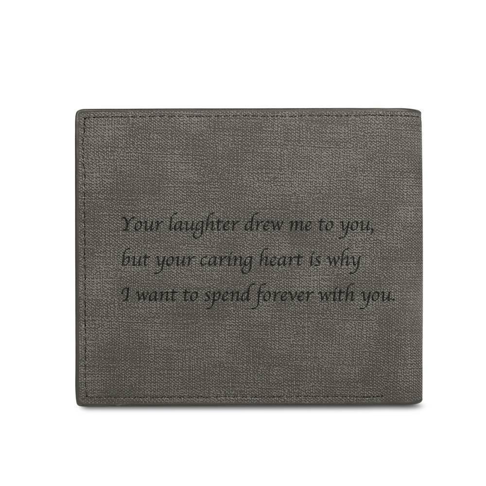 Men's Custom Photo Wallet First Father's Day Gift Ideas For Husband - firstfathersdaygifts