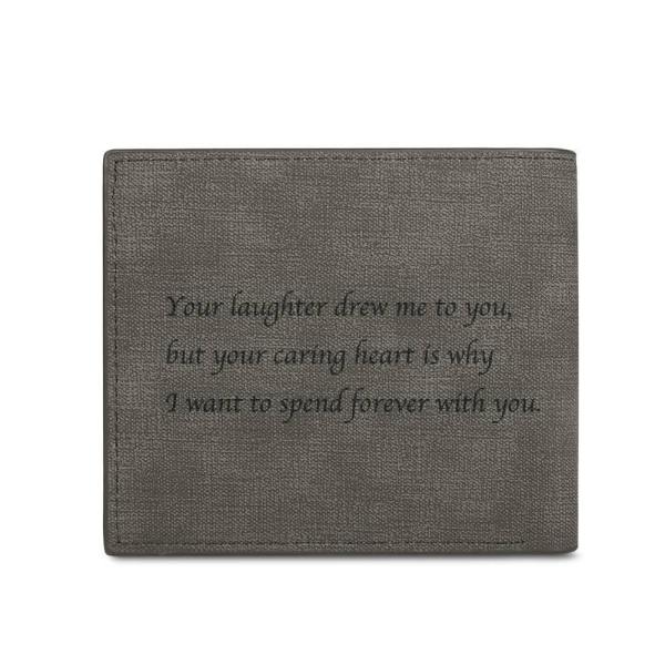 Men's Custom Photo Wallet First Father's Day Gift Ideas For Husband - firstfathersdaygifts