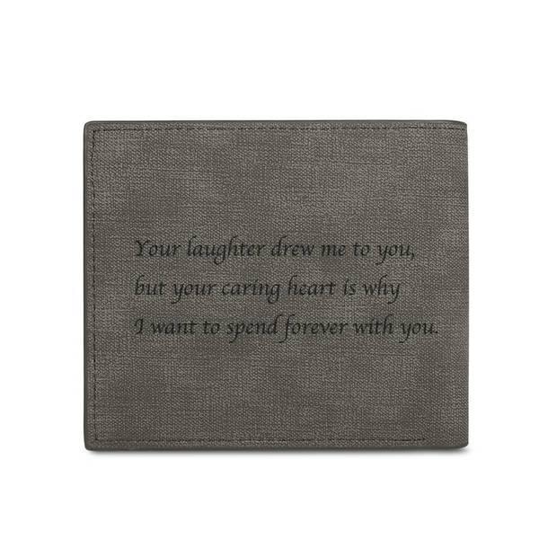 Men's Custom Photo Wallet Handsome Dad 1st Father's Day Gifts For Dad - firstfathersdaygifts