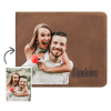 Men's Custom Photo Wallet Color Printing First Father's Day Gifts For Dad - firstfathersdaygifts