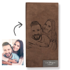 Gifts For Woman - Custom Photo Wallet Couple Bifold Long Style Wallet