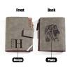 Personalized Photo Men's Foldable Leather Wallet with Text Father's Day Birthday Gift for Him - photowatch