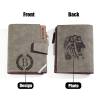 Personalized Photo Men's Foldable Leather Wallet with Text Father's Day Birthday Gift for Him - photowatch