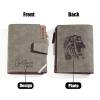 Personalized Photo Men's Foldable Leather Wallet with Text Father's Day Birthday Gift for Him - photowatch