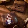 Scannable Spotify Code Wallet Photo Engraved Wallet Memorial Best Father's Day Gifts For New Dads For Husband - firstfathersdaygifts