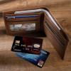 Men's Custom Photo Engraved Wallet Best Gift For First Time Dad For Him - firstfathersdaygifts